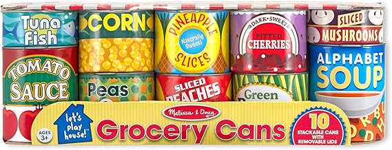 Grocery Cans Play Food Kitchen