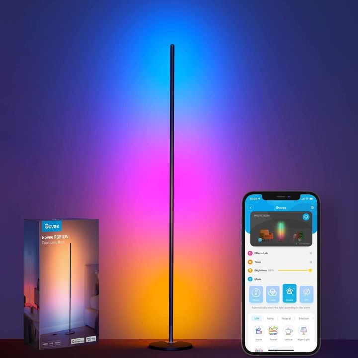 LED Corner Lamp Works with Alexa